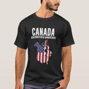 Camiseta Canadá Ahora Bajo Nueva Administración Divertida F