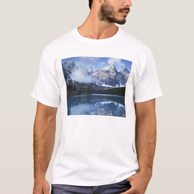 Camiseta Canadá, Alberta, Parque Nacional Banff, Lago (Anverso)