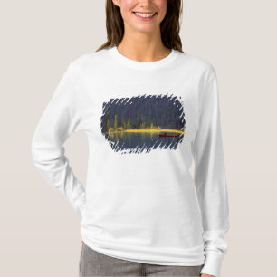 Camiseta Canadá, Alberta, Parque Nacional Baniff. Dos niños