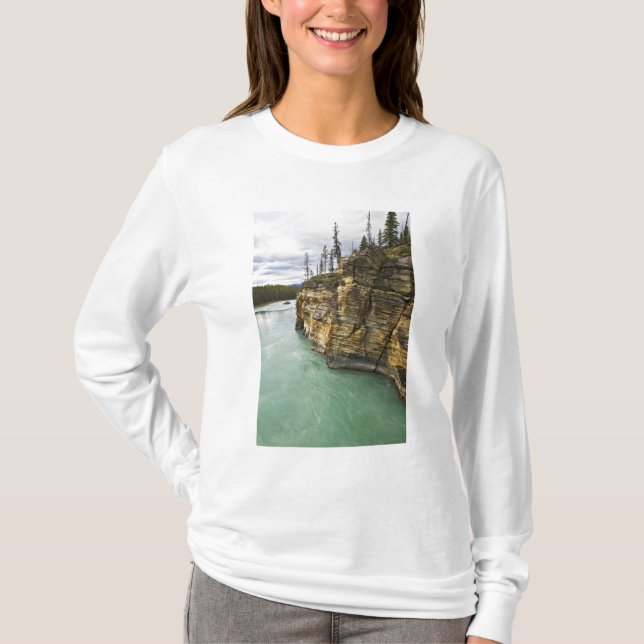 Camiseta Canadá, Alberta, Parque Nacional Jasper, Athabasca (Anverso)