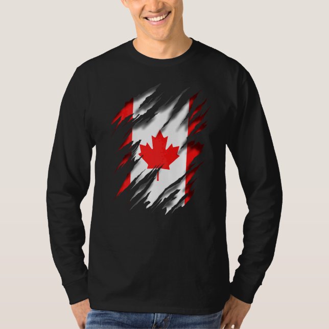 Camiseta Canadá: Amantes de la hoja de arce de Canadá (Anverso)
