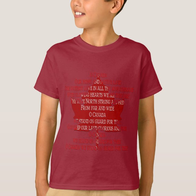 Camiseta Canada Anthem Organic T-shirt (Anverso)