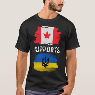 Camiseta Canadá apoya a Ucrania, apoya a Ucrania