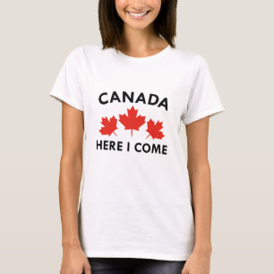 Camiseta Canadá, aquí voy