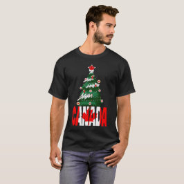 Camiseta Canadá Árbol de Navidad Sudadera Canadiense de X-m
