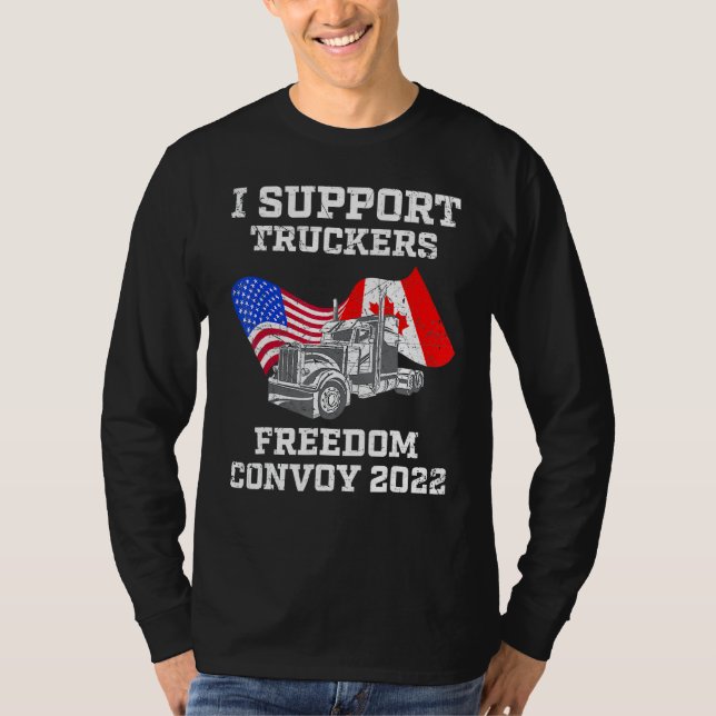 Camiseta Canadá: Ayuda para camioneros (Anverso)