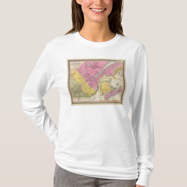 Camiseta Canadá baja al este antes Canadá (Anverso)
