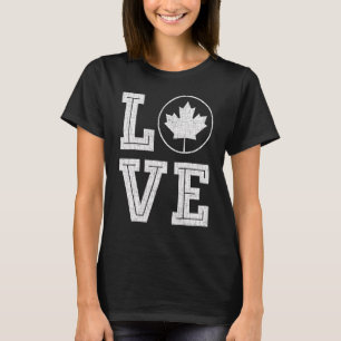 Camiseta Canadá Bandera Amor Vintage Canada Day Maple Leaf 