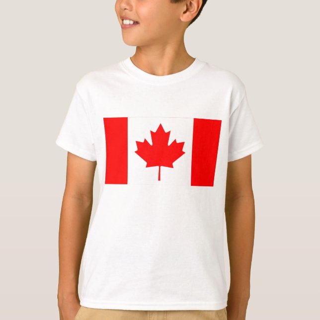 Camiseta Canadá - Bandera canadiense (Anverso)