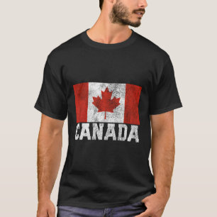 Camiseta Canadá: Bandera canadiense, país de origen del org
