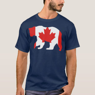 Camiseta Canadá: Bandera canadiense premium 493