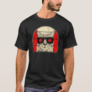 Camiseta Canadá Bandera Gafas de sol canadienses Hombres Mu