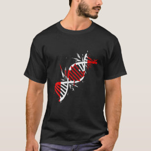 Camiseta Canadá Bandera Molécula de ADN Canadiense Roots Ma