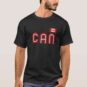 Camiseta Canadá Bandera Retro Internacional País Canadá P
