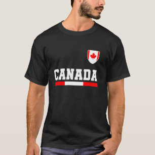 Camiseta Canadá Bandera Varsity Canadiense Toronto Retro An