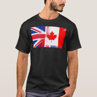 Camiseta Canadá británico mitad Canadá mitad Reino Unido Ba