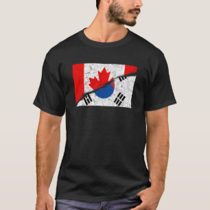 Camiseta Canadá Canadienses Corea del Sur Coreano ADN Mixto