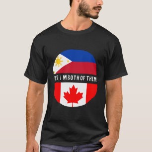 Camiseta Canadá Canadienses Filipinas Filipino Mezcla de Ad