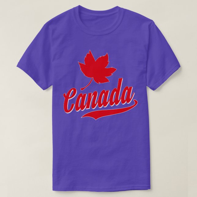 Camiseta Canadá: Capa de arce para Canadá (Diseño del anverso)