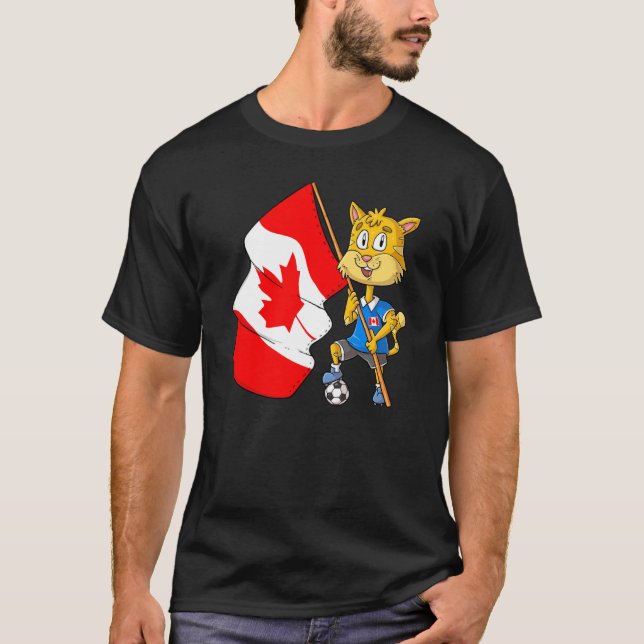 Camiseta Canada Cat Fan (Anverso)