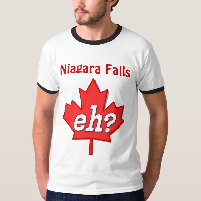 Camiseta ¿Canadá? - Cataratas del Niágara (Anverso)