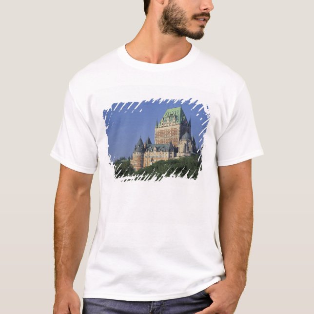 Camiseta Canadá, Ciudad de Quebec. Chateau Frontenac. (Anverso)