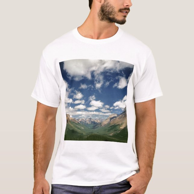 Camiseta Canadá, Columbia Británica, Yoho NP. Nubes esponjo (Anverso)