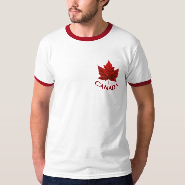 Camiseta Canadá con bandera de Canadá camiseta de  (Anverso)