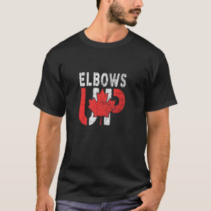 Camiseta Canadá con los codos levantados, Nunca 51 Bandera