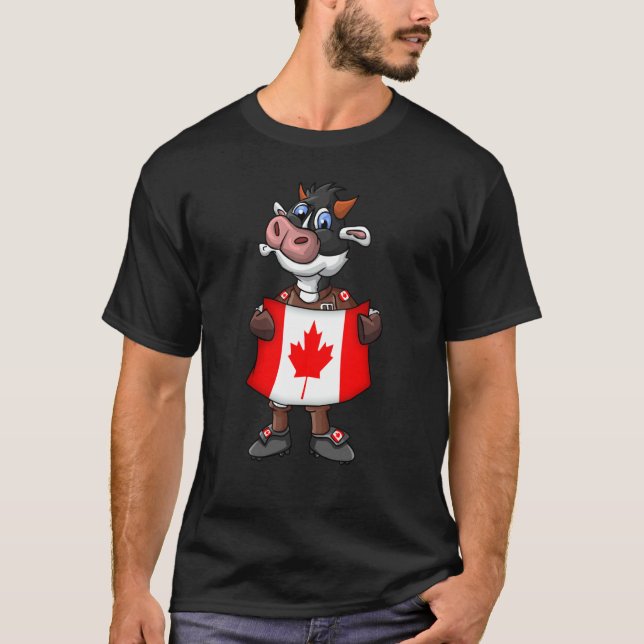 Camiseta Canada Cow Fan (Anverso)