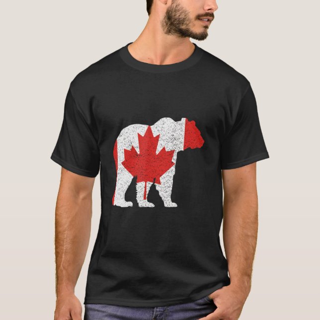 Camiseta Canada Day Bear and Grizzly (Anverso)