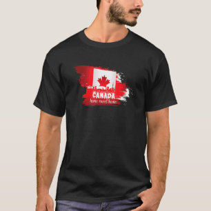 Camiseta Canada Day Hogar Sweet Home Canada Flag Gift