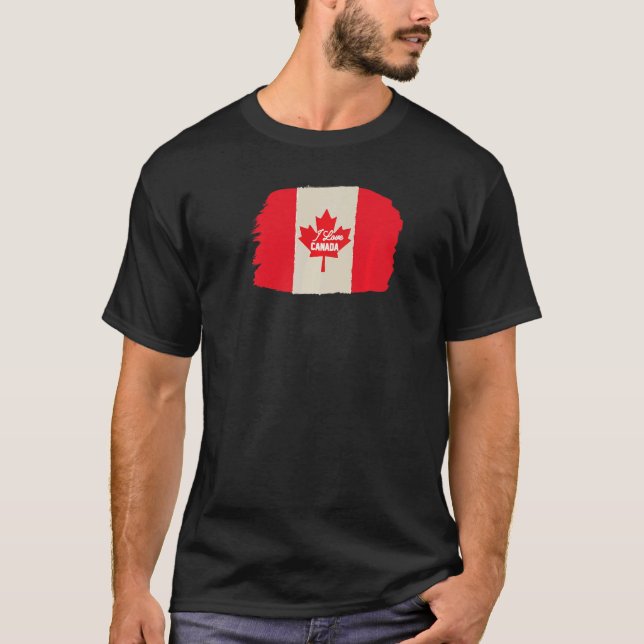Camiseta Canada Day maple leaf Flag History (Anverso)