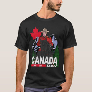 Camiseta Canadá Day Mountie Mable Leaf Canadian Funny Count
