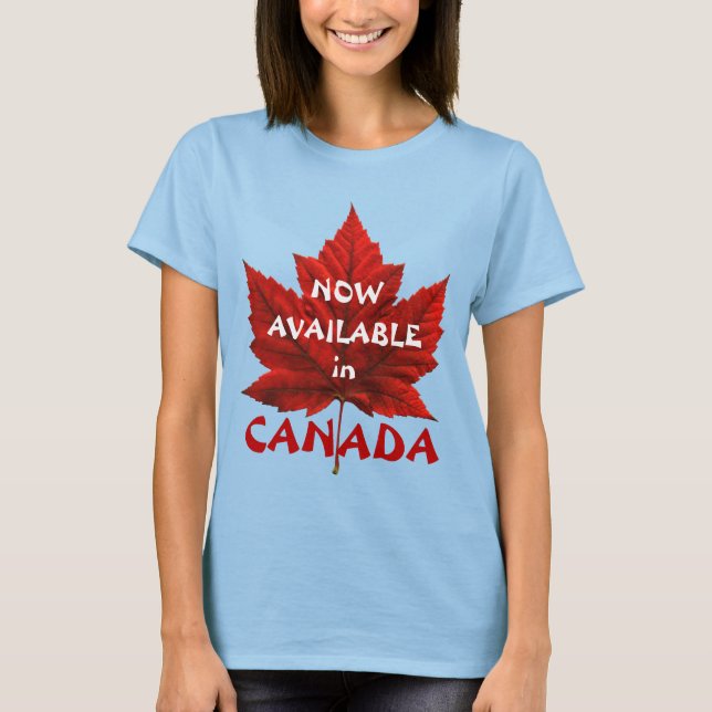 Camiseta Canadá de camiseta divertida para mujeres (Anverso)