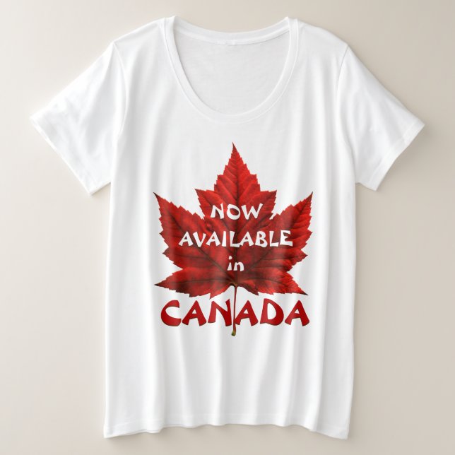 Camiseta Canadá de camiseta divertida para mujeres (Anverso del diseño)