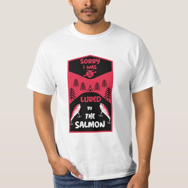 Camiseta Canadá de la pesca del salmón (Anverso)