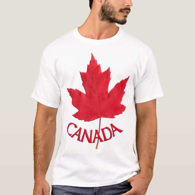 Camiseta Canadá de recuerdo de hojas de arce (Anverso)