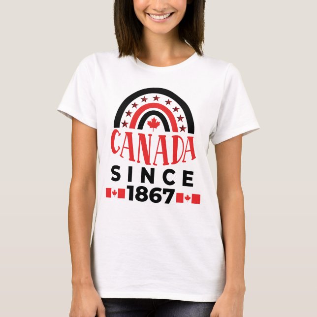 Camiseta Canadá desde 1867 (Anverso)