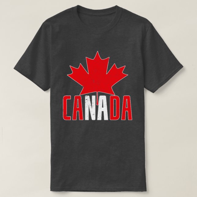 Camiseta Canadá: Día de la hoja de arce (Diseño del anverso)
