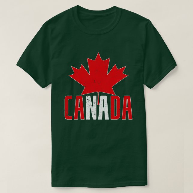Camiseta Canadá: Día de la hoja de arce (Diseño del anverso)