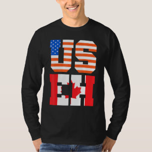 Camiseta Canadá Día Usa Canad Bandera Canadiense Canadiense