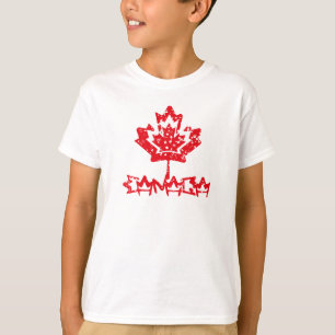 Camiseta CANADA double RAIN EARTH MAPLE BY MASANSER PIXELAT