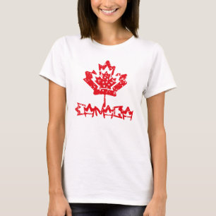 Camiseta CANADA double RAIN EARTH MAPLE BY MASANSER PIXELAT