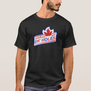 Camiseta Canadá Eh Canadienses Son Hinchas Funny De Hockey