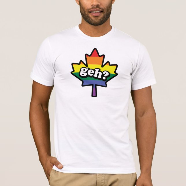 Camiseta ¿Canadá eh? ¿geh? (Anverso)