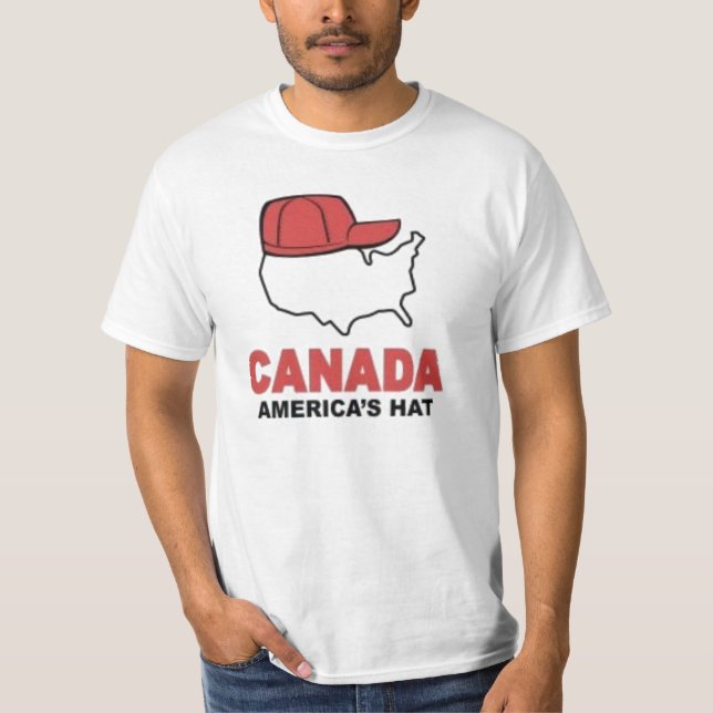 CAMISETA CANADÁ: EL GORRA DE AMÉRICA (Anverso)