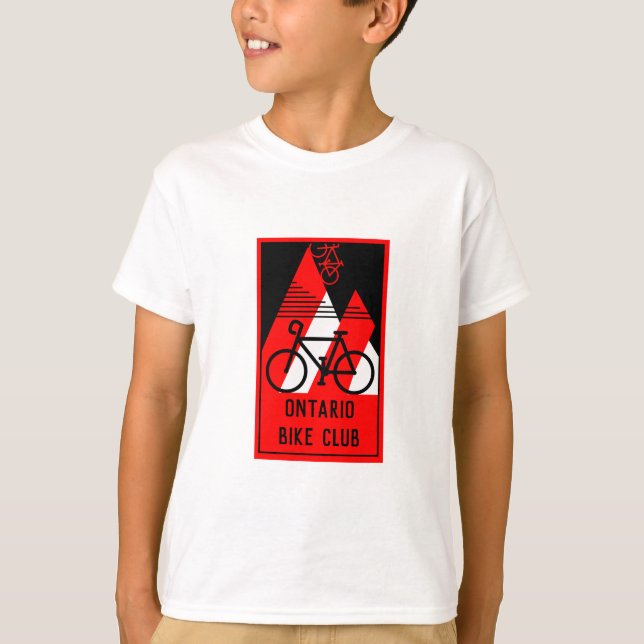 Camiseta Canadá en bicicleta (Anverso)