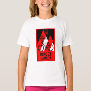 Camiseta Canadá en bicicleta