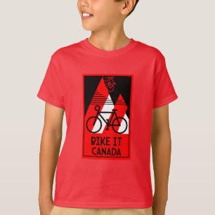 Camiseta Canadá en bicicleta